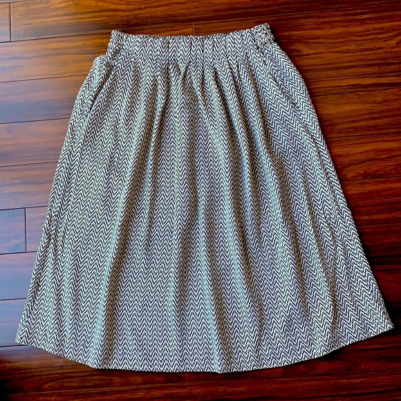 High waisted midi paperbag skirt - Picture 1 of 4